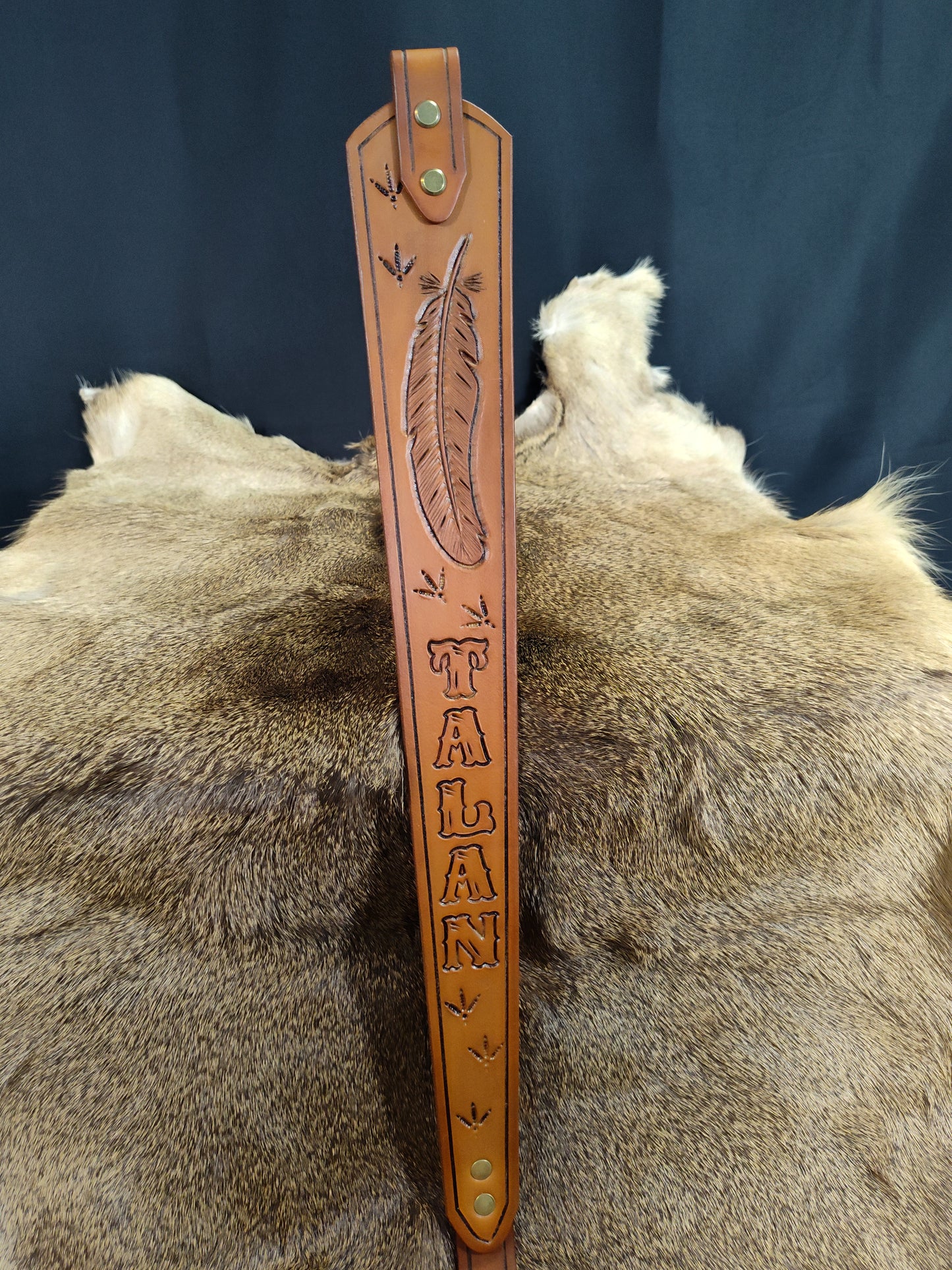 Customized Rifle Sling- Antique Brown