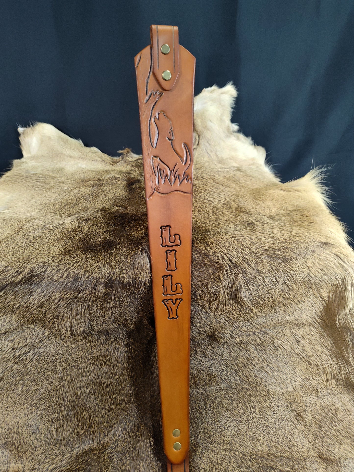 Customized Rifle Sling- Antique Brown