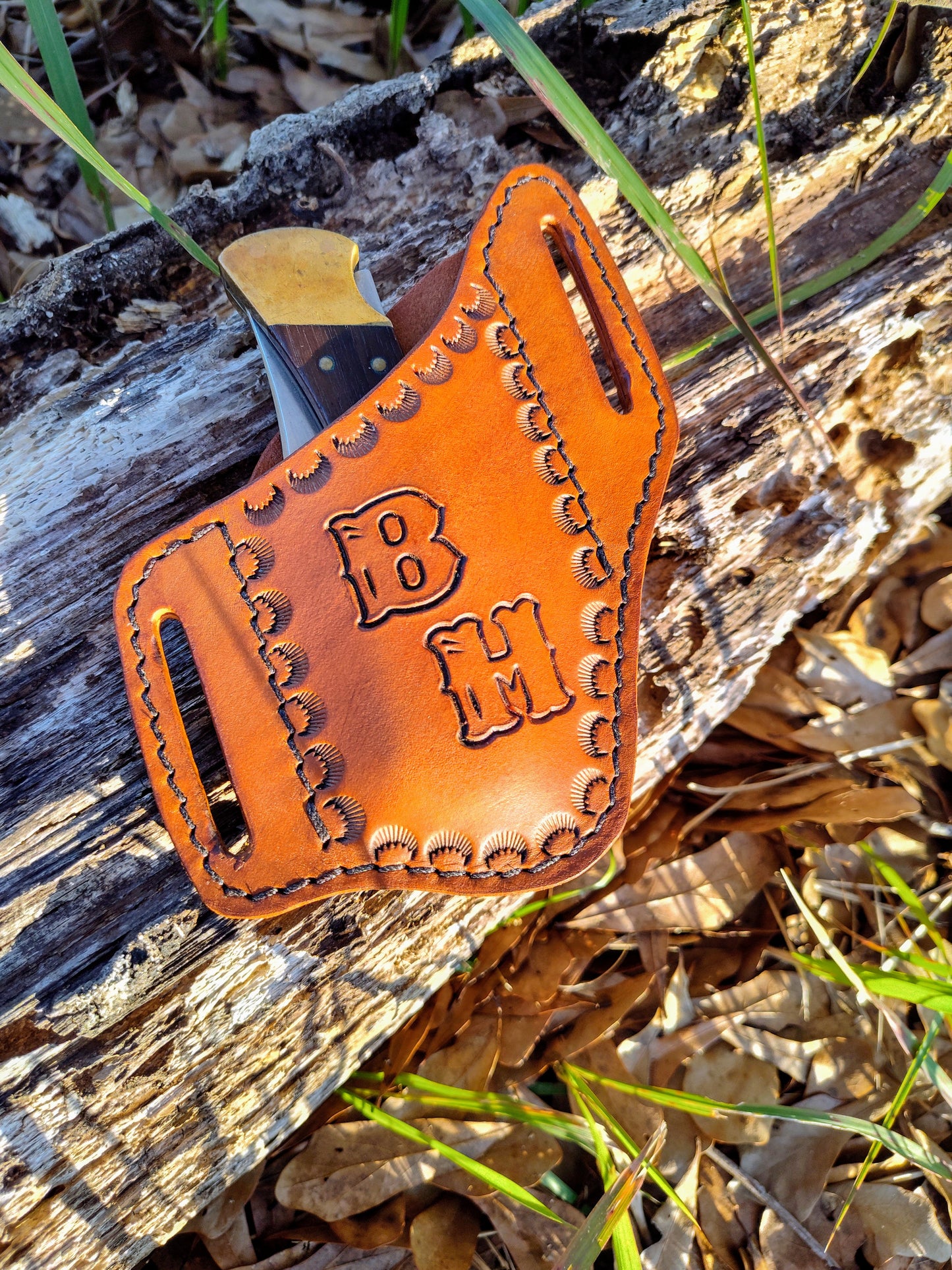 Knife Sheath; Personalized Sheath; Buck 110 or Similar