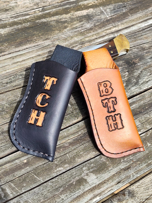 Personalized Knife Sheath; Folding Knife Sheath; Buck 110