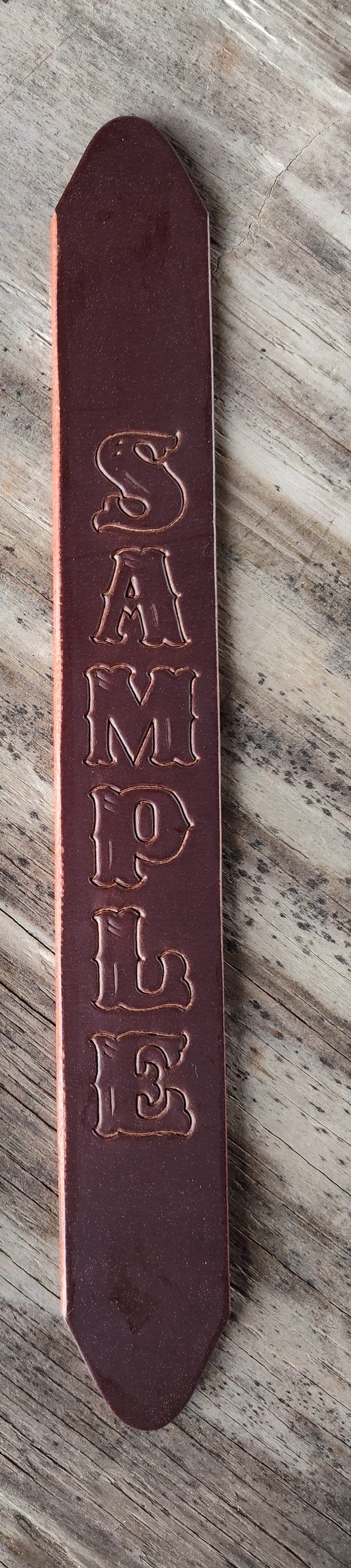 Leather Guitar Strap; Personalized Guitar Strap; Dark Brown