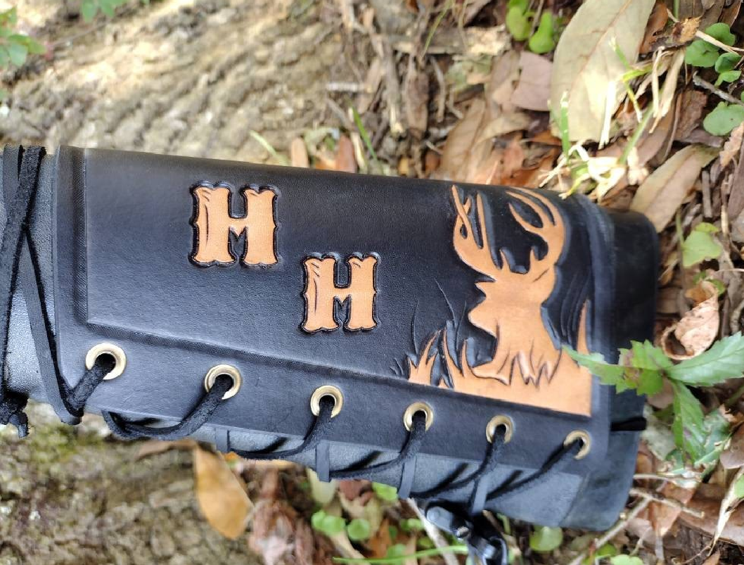 Butt stock Ammo Cuff with Deer