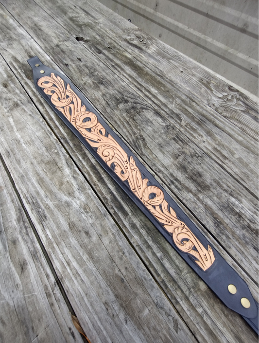 Scroll Tooled Rifle Sling